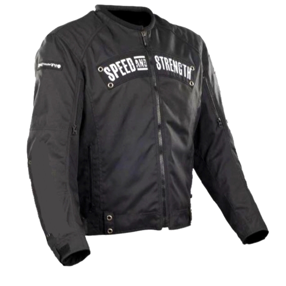 Street and Strength Other - Speed And Strength PADDED Biker Jacket Mens Large